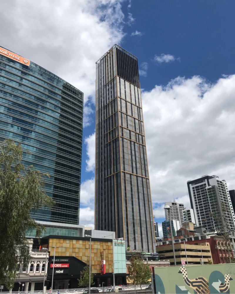 The Switch’s first PBSA project at 555 Wellington Street in Perth, one of the city's tallest residential towers.  
