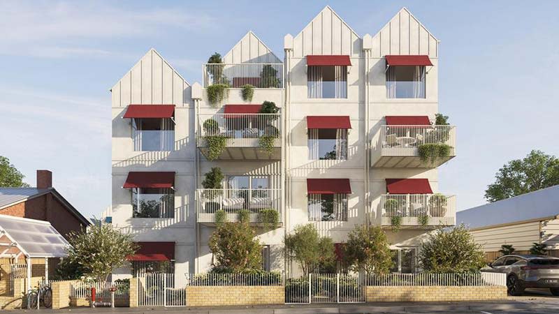 Up Property's Hope and Autumn Streets development in Geelong West