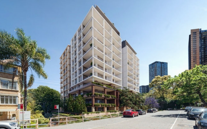 An artist's impression of the project proposed at 8-24 Nicholson Street