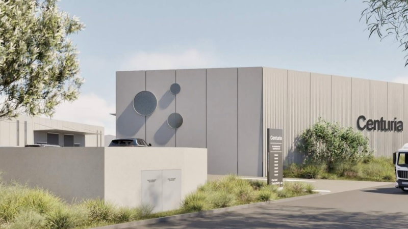 A rendering of the eight-unit, 10,300sq m industrial facility under construction at 51 Musgrave Street, Coopers Plains.