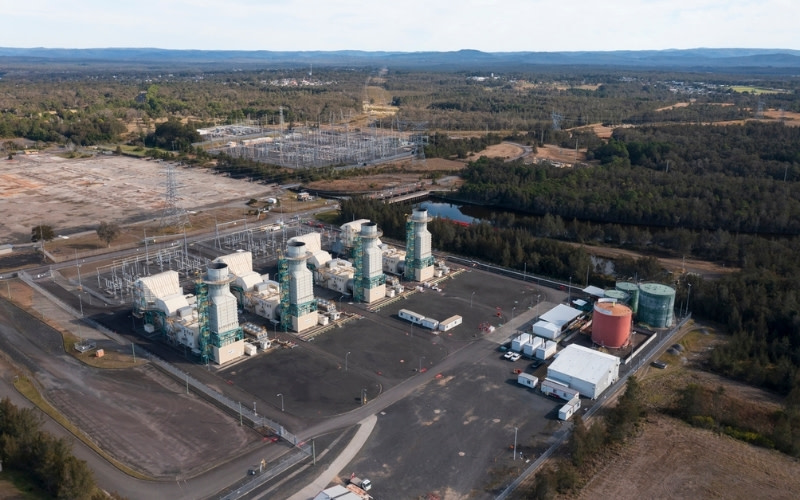 A photo of the gas generation plant at Colongra owned by Snowy Hydro