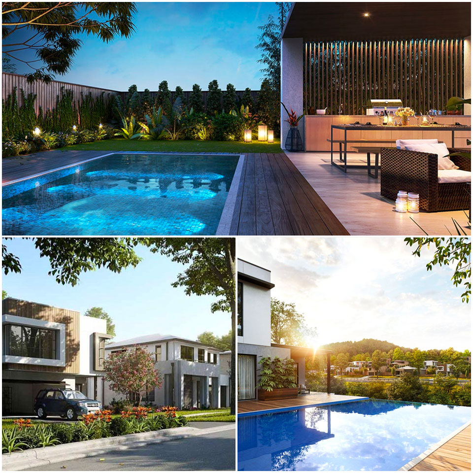 Three images of 324 Canvey Road development in Upper Kedron