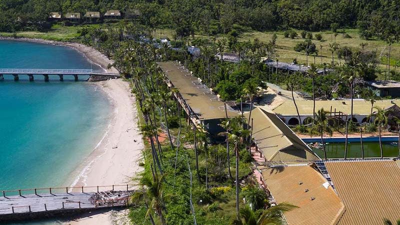 South Molle Island after Cyclone Debbie