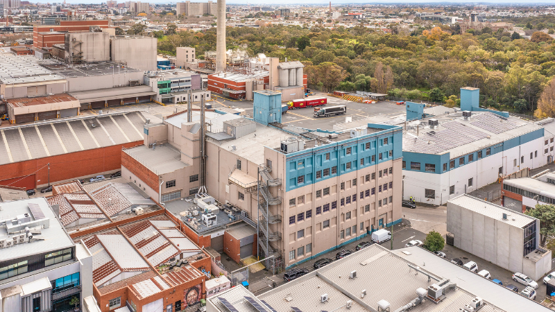 A birds eye view of the ex-Kodak HQ and adjoining warehouses set for a revamp.