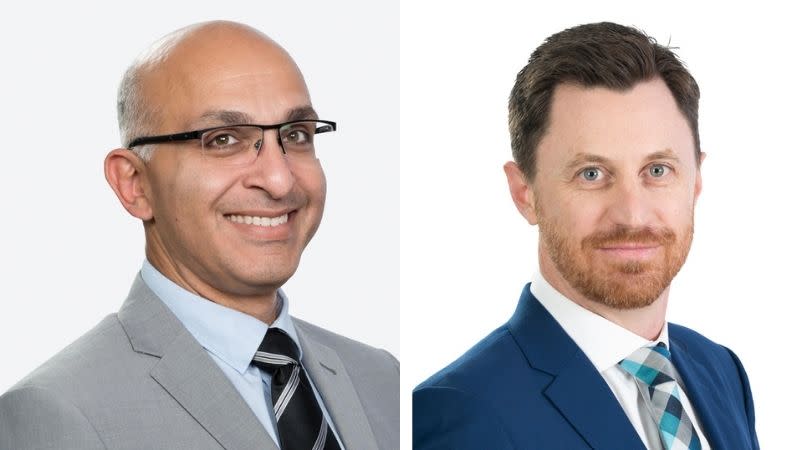 RLB Queensland's new directors Raed Mitry and Jamie Smith.