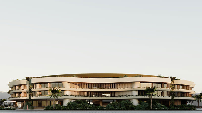 Render of Mariners Cove marina project by architecture firm Kennon