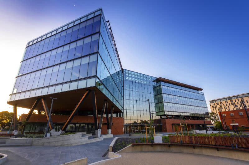 Geelong's Wurriki Nyal building exterior shot from ground level.