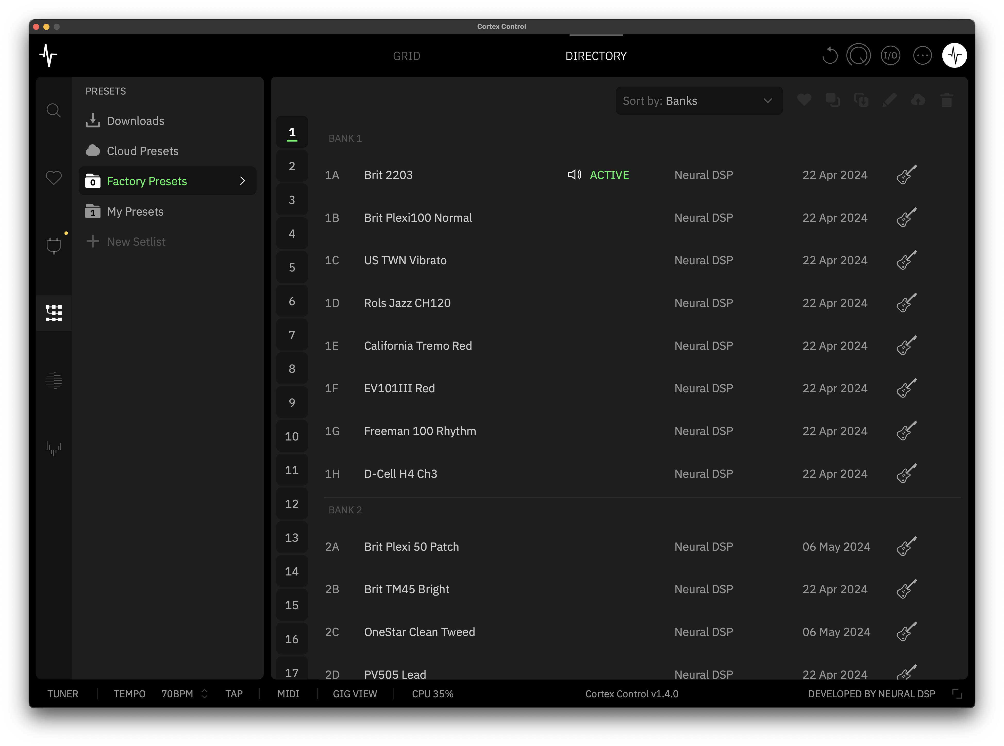 QC Control Directory
