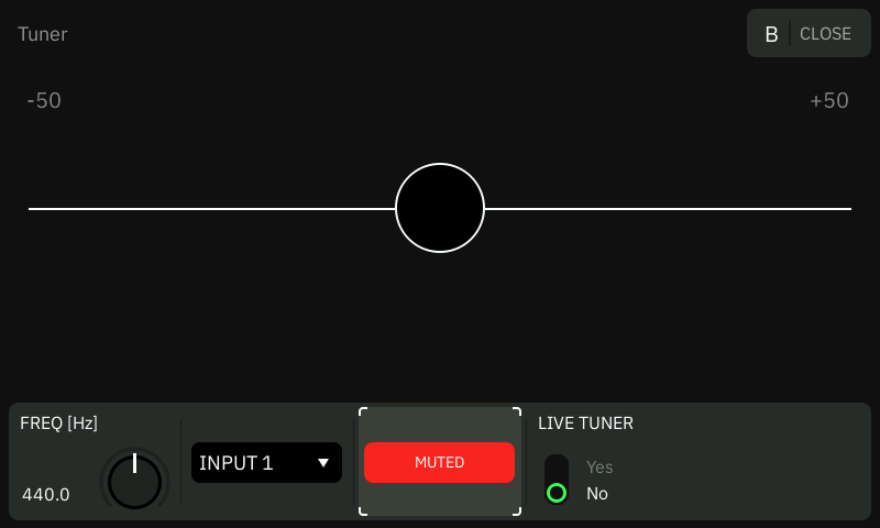 QCmini Tuner Menu