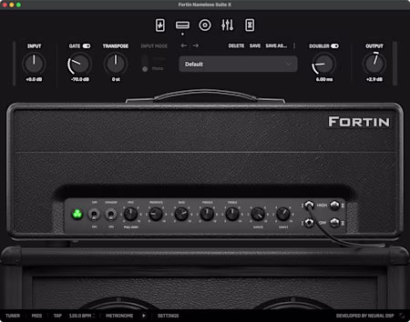 Neural DSP Fortin Nameless Suite X 前段処理で入力段から音を整える