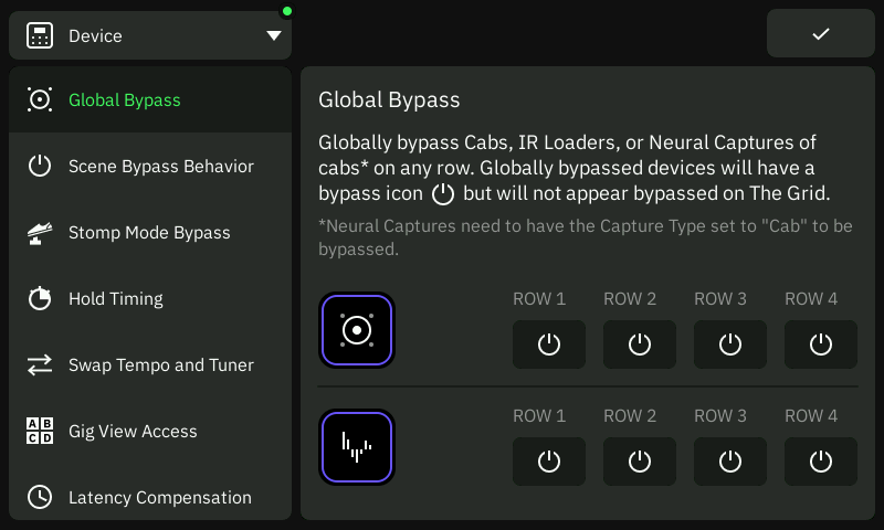 QC Settings Device 2