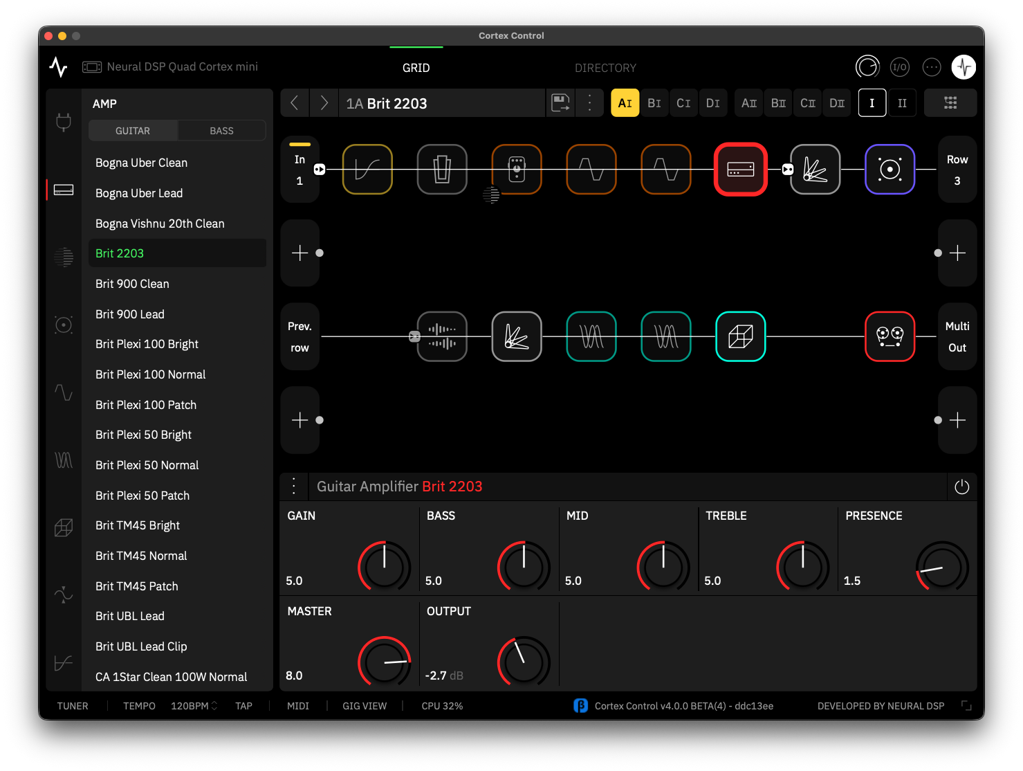 QCmini Control Grid