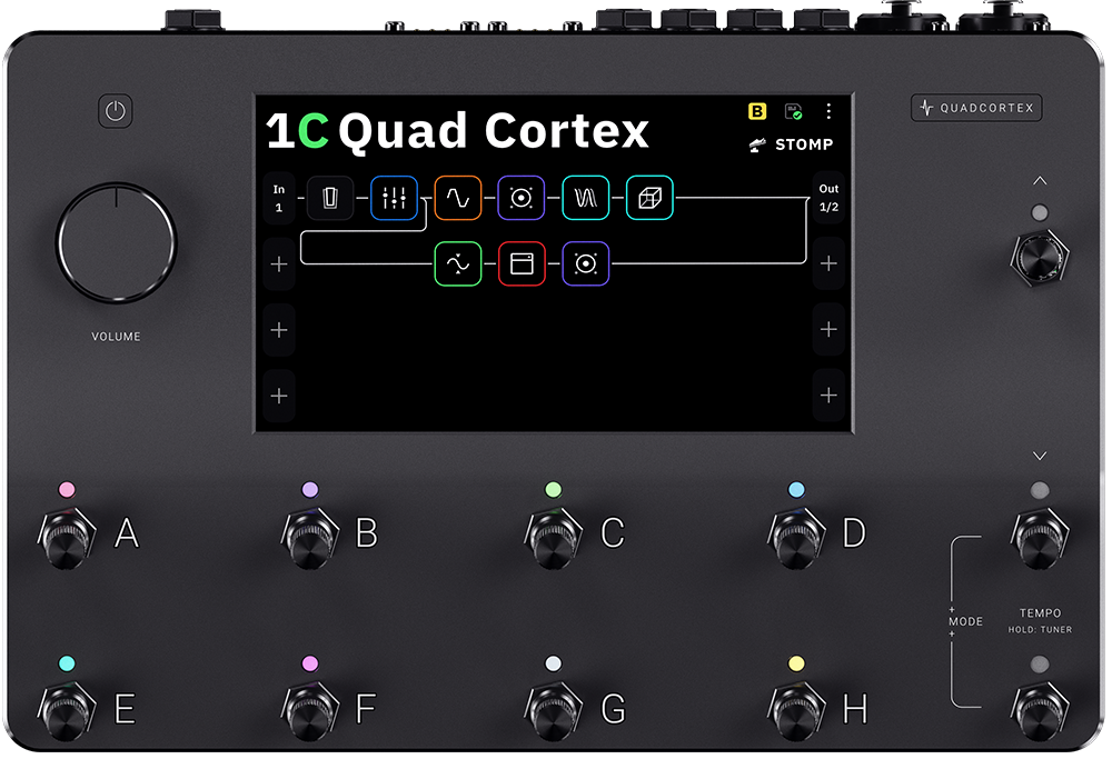 Neural DSP Quad Cortex 正面