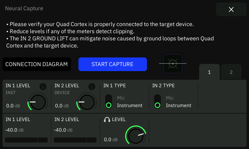 QC Capture Settings