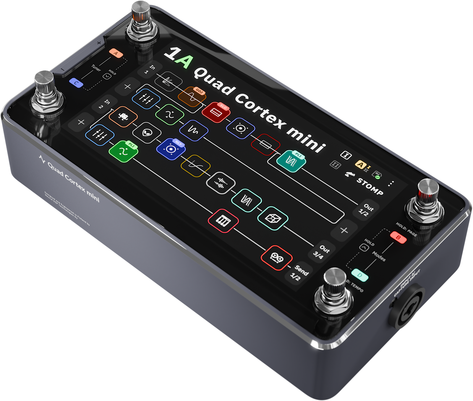 Neural DSP Quad Cortex mini 綜合效果器