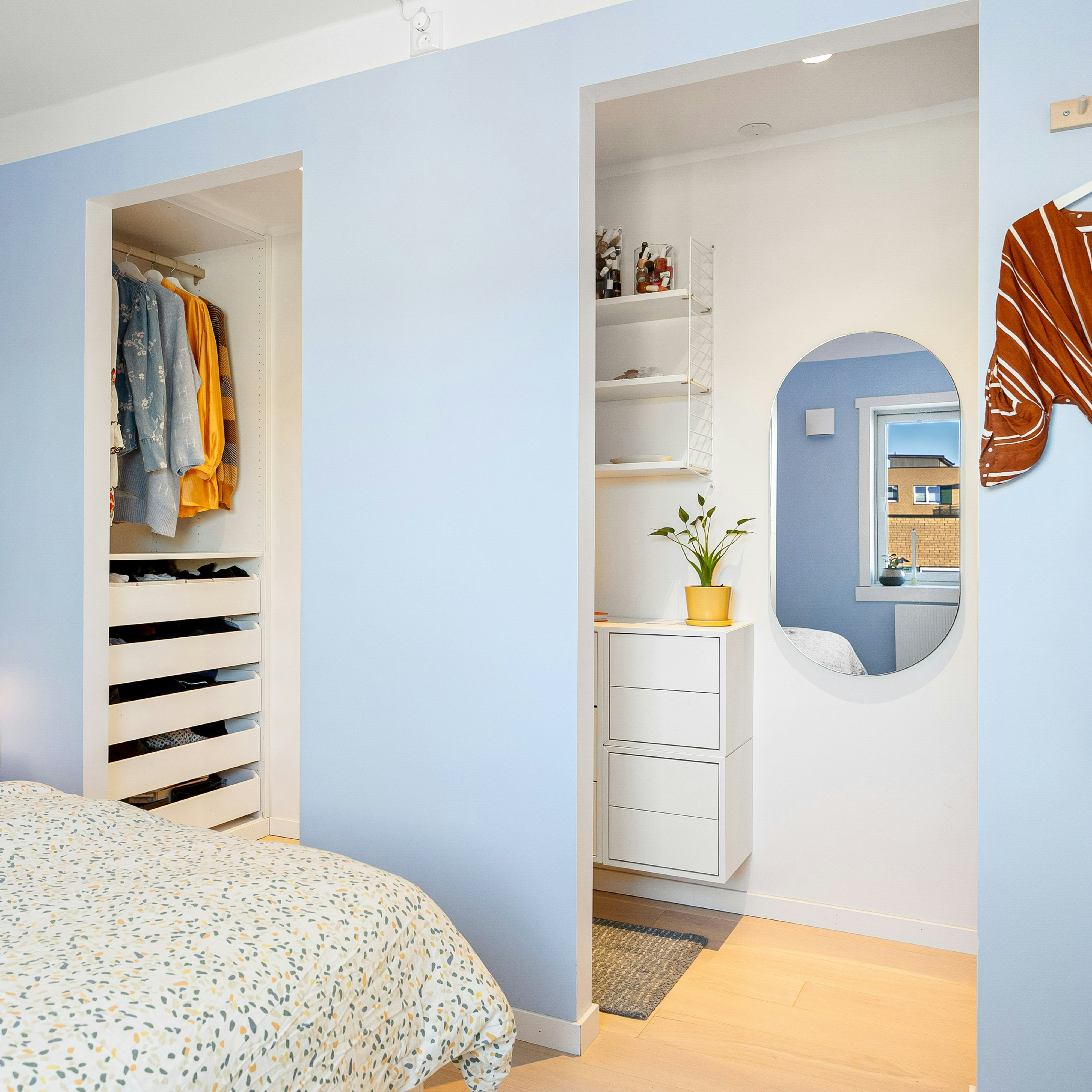 kleiderschrank-ideen bei wenig platz | porta