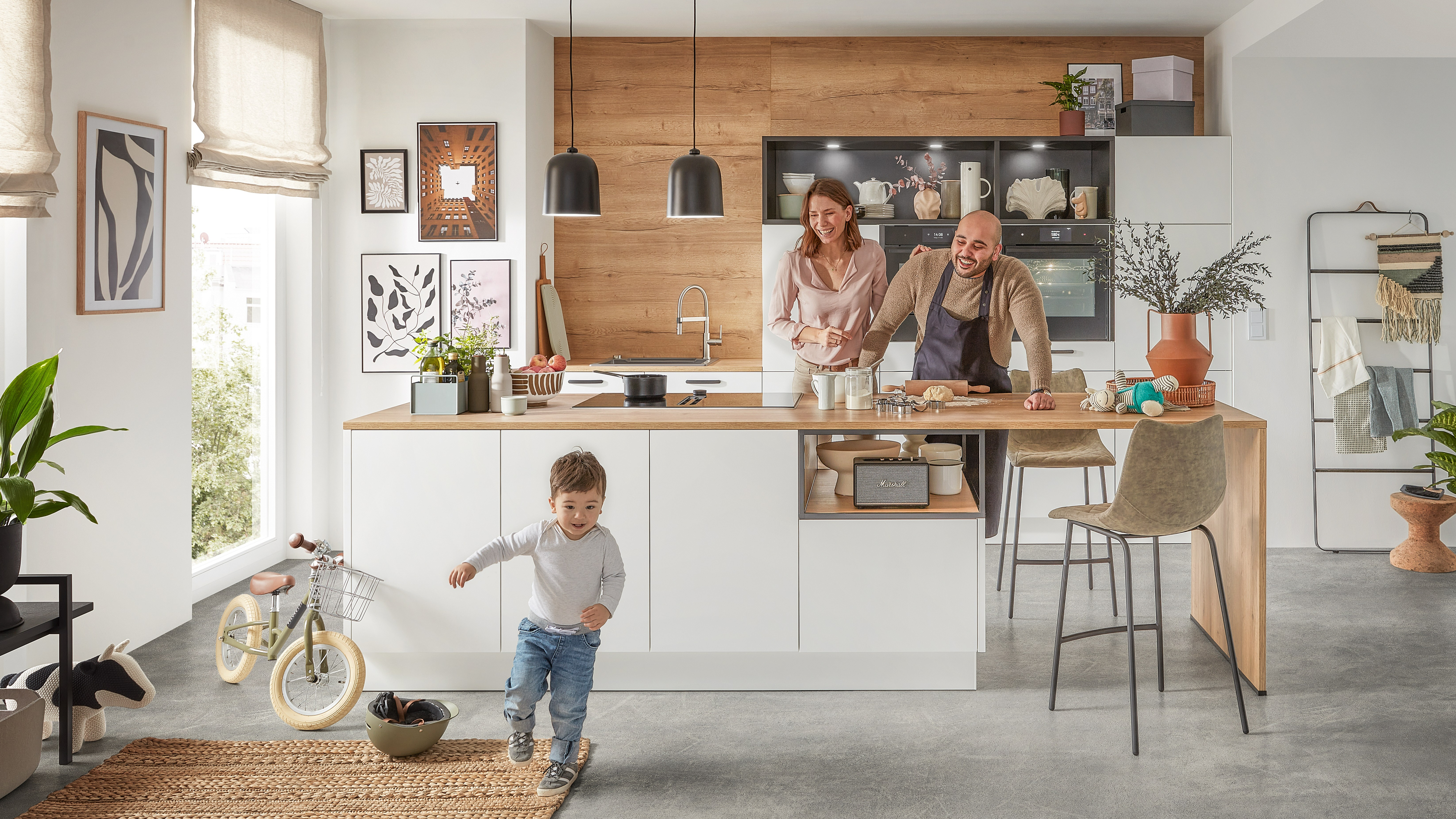 Moderne Familienküche