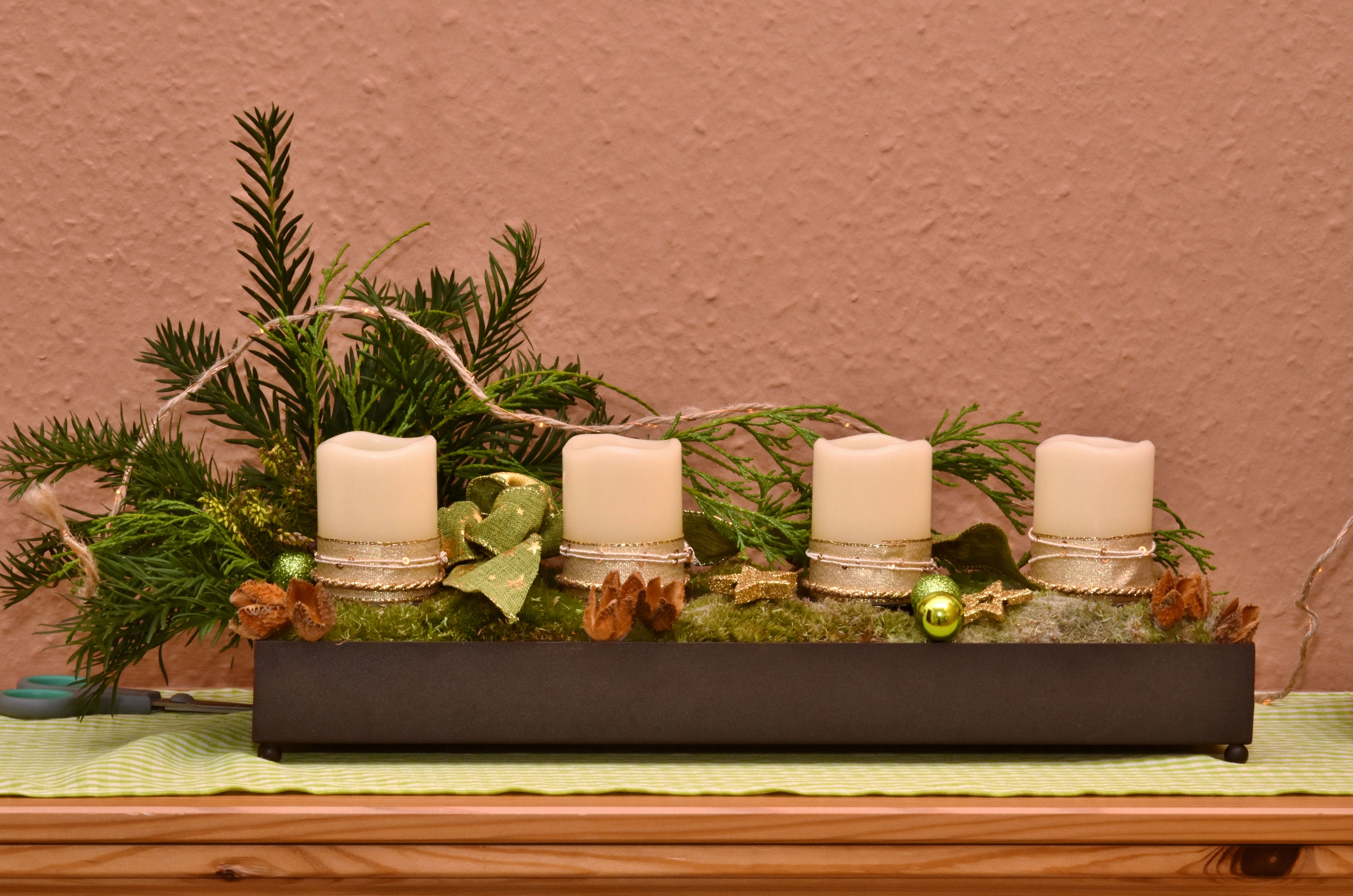 Adventskranz-Ideen für den modernen Stil