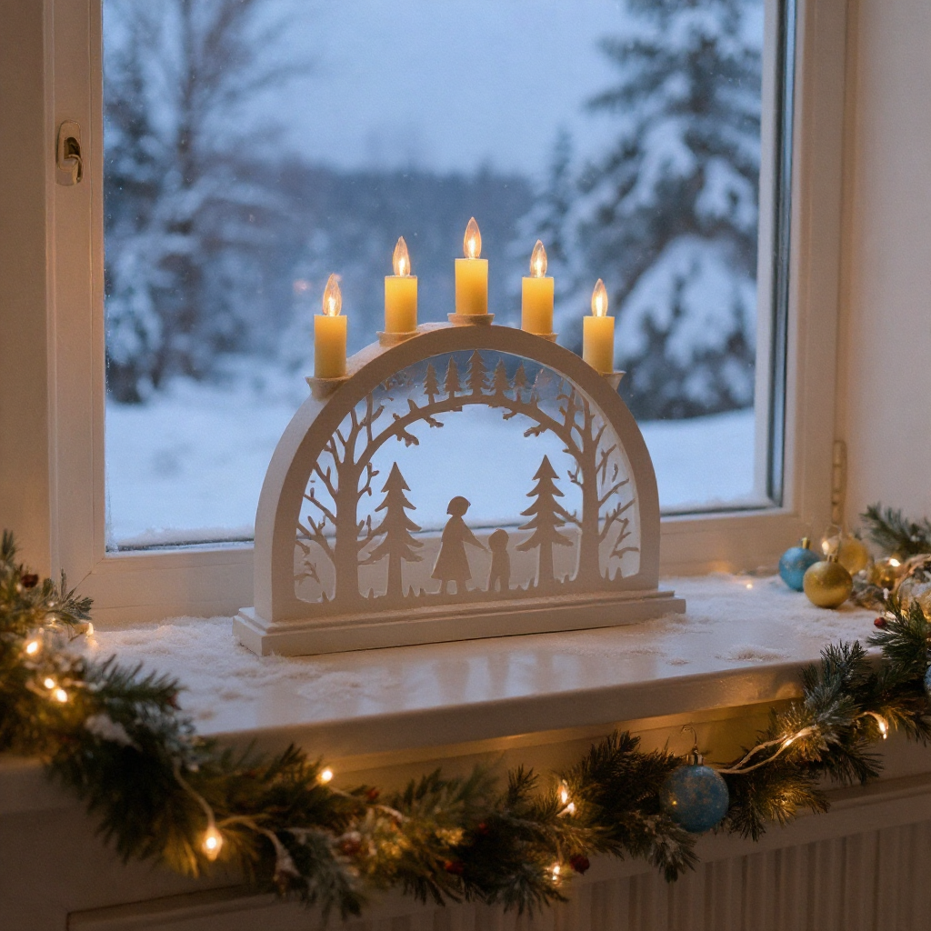 Die Fensterbank weihnachtlich dekorieren: So geht es