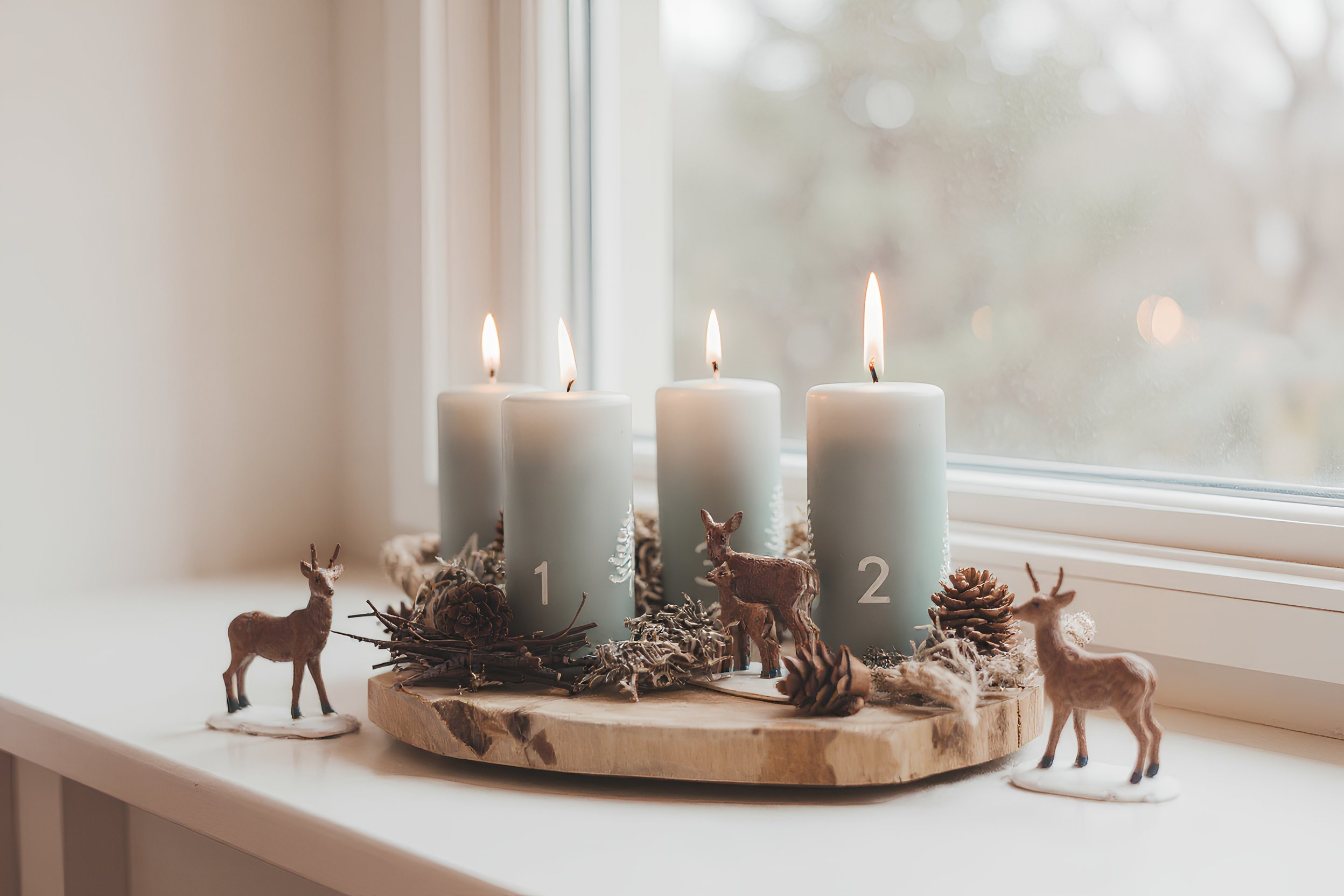 Weihnachstdeko-Ideen für die Fenster