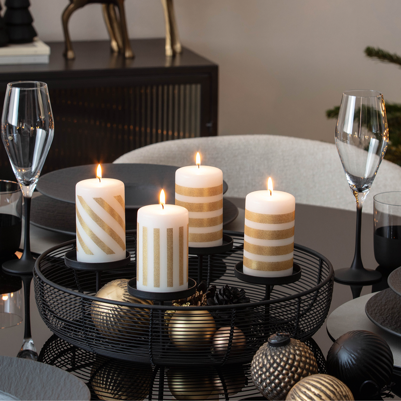 Adventskranz-Ideen für den modernen Stil