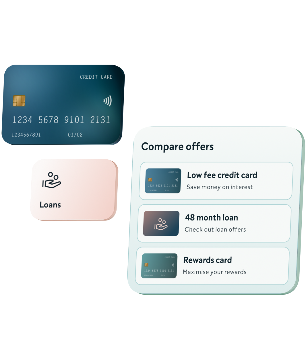 Image showing offers on your home screen in app.