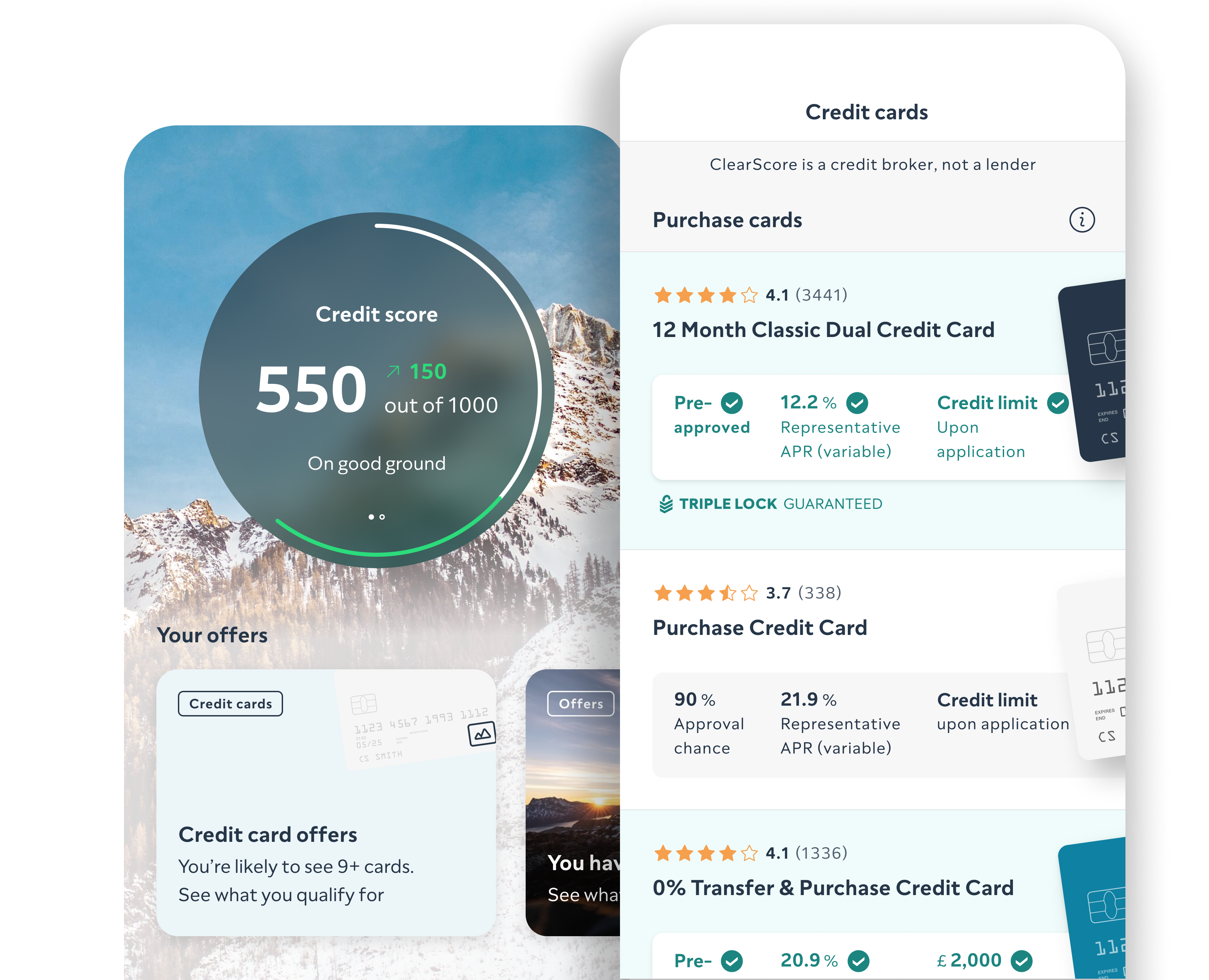 Compare Credit Cards Find & Apply Online ClearScore GB