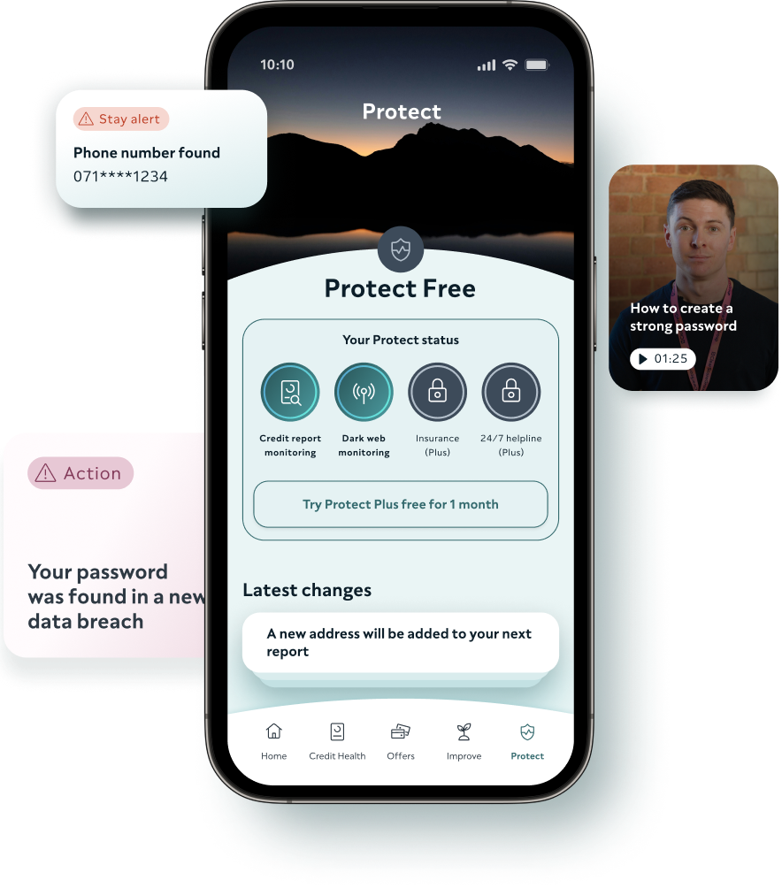 Protect: Protect app UI, Improve, stolen passwords