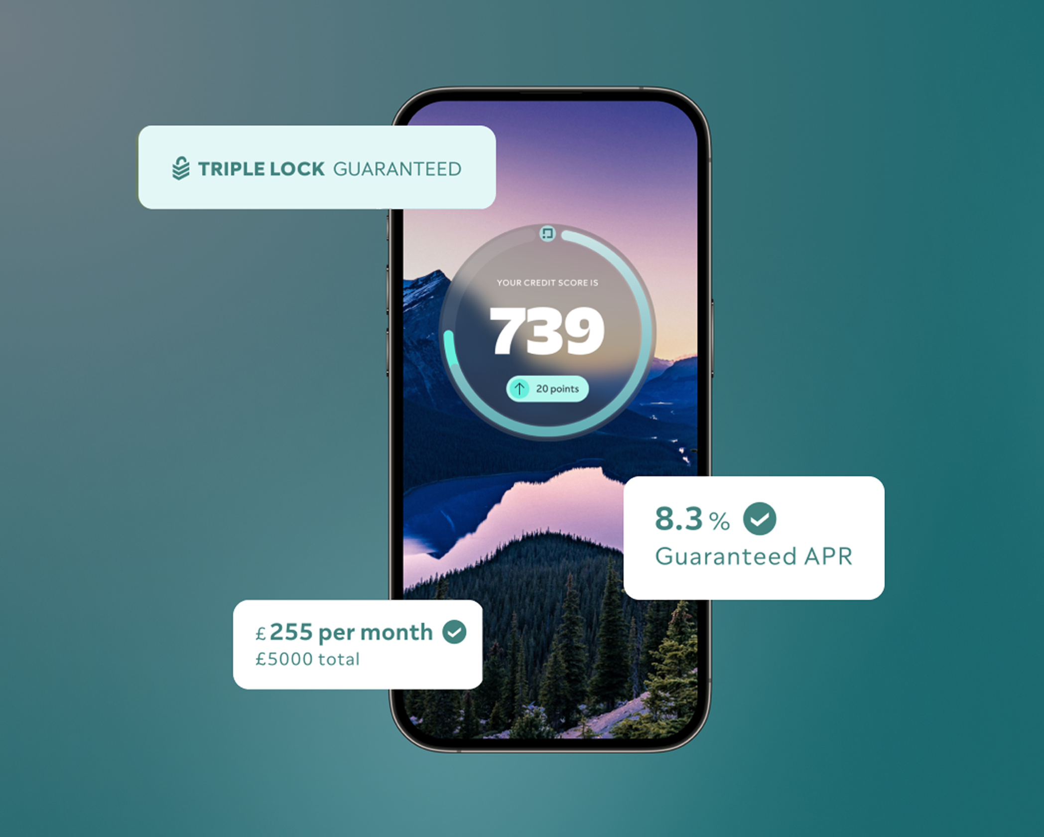 Triple Lock Guarantee Image with Guaranteed APR (Triple Lock) Messaging