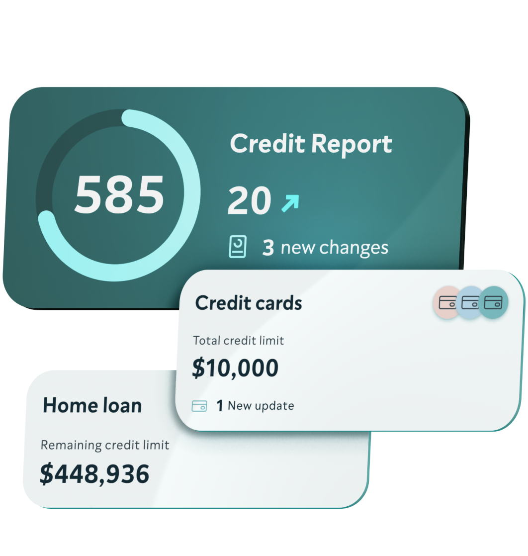 Image showing credit card and mortgage balances on your credit report.