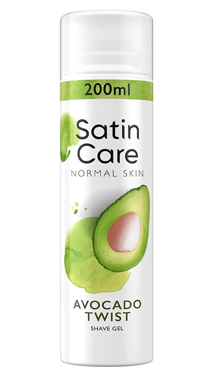 Satin Care Normal Skin Avocado Twist Shave Gel