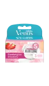 Venus Comfortglide Strawberry Razor Blade Refills 3ct