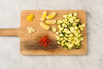 zucchini and lemon linguine