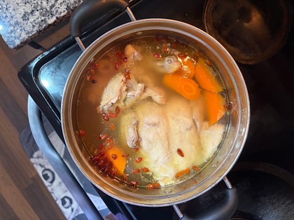herbal chicken soup