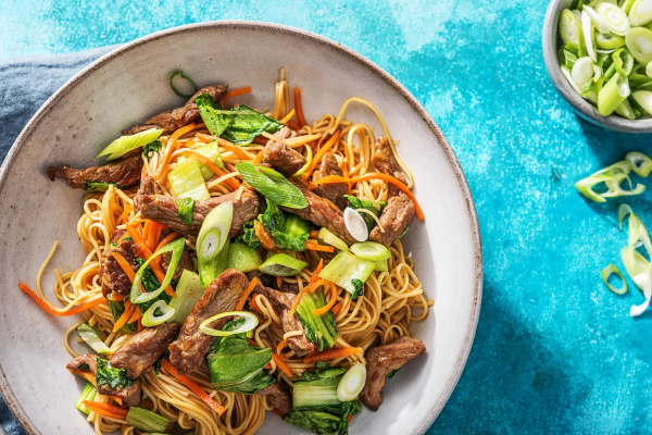 ginger beef noodles