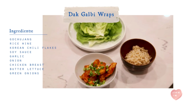 jenn im's dak galbi wraps