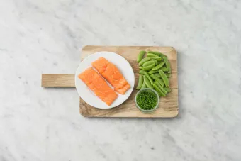 soy-maple glazed salmon