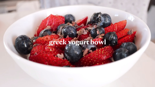 greek yogurt bowl