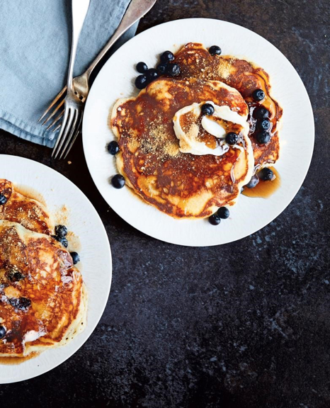 blueberry cream cheese pancakes