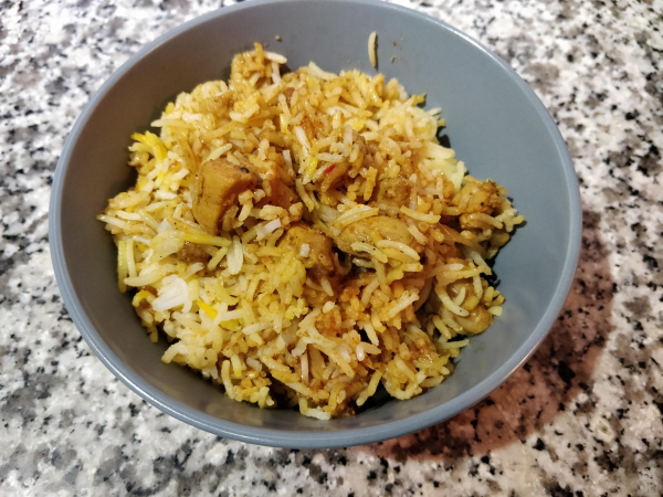 mama abbas' chicken biryani