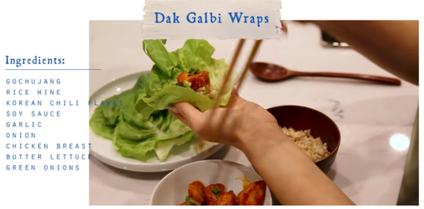 jenn im's dak galbi wraps