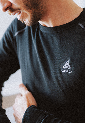 man wearing a x-warm base layer 