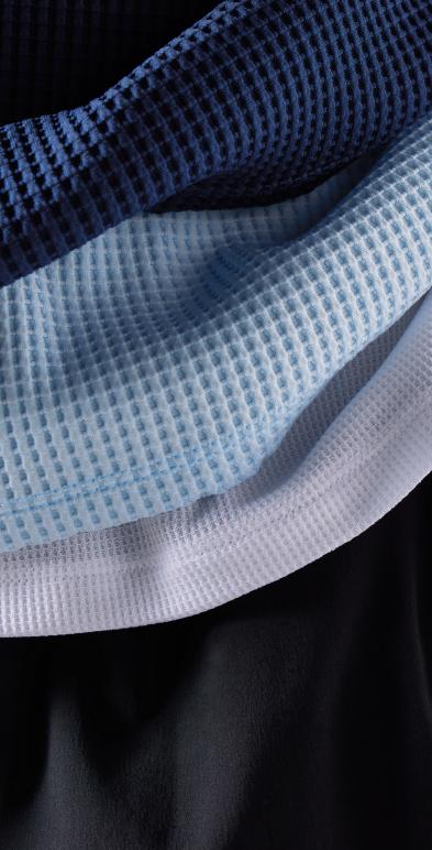 SS26 Hero Mid Layer Guide unisex cubic mid layer material image