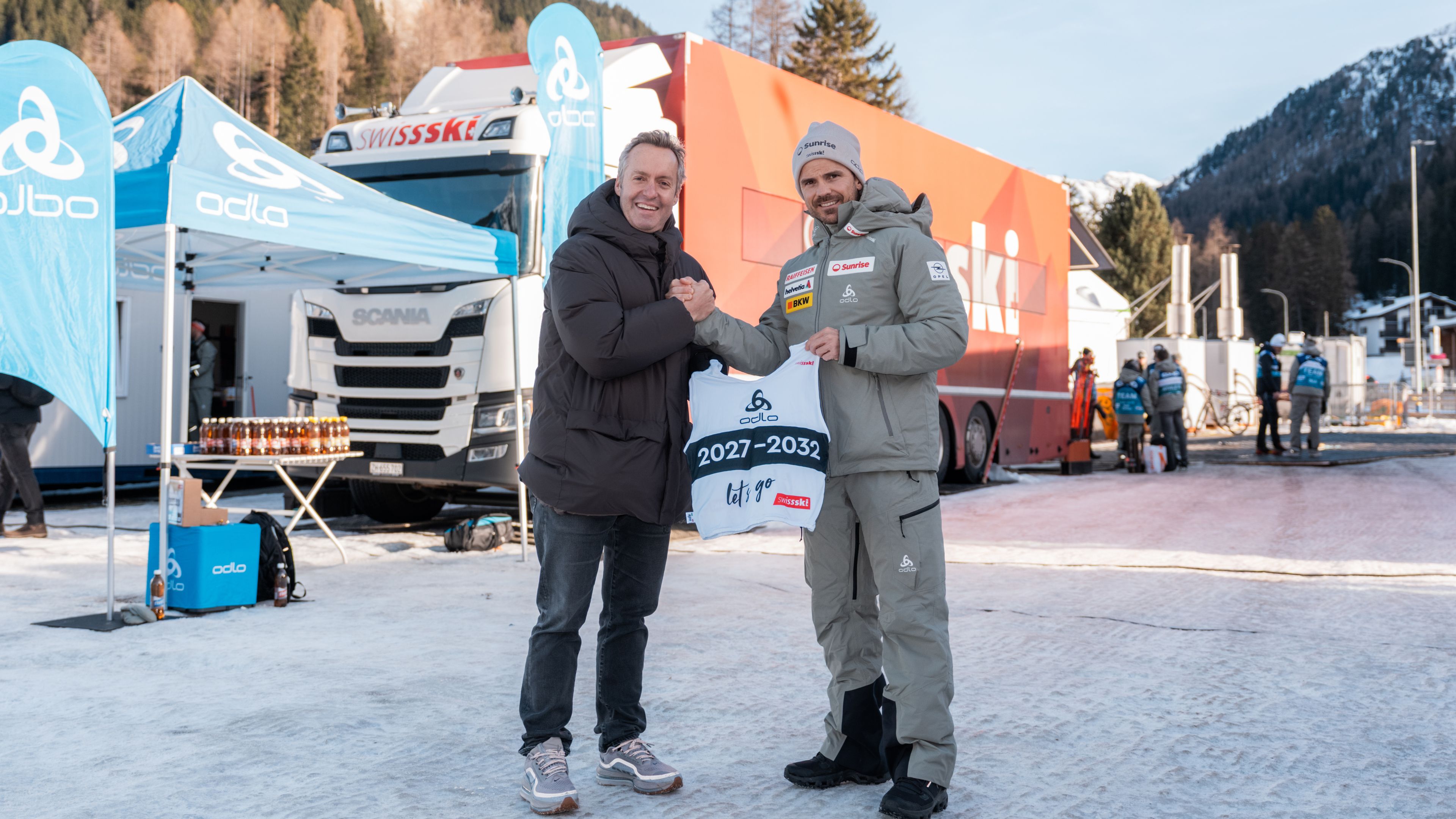 Odlo x Swiss-ski partnership D