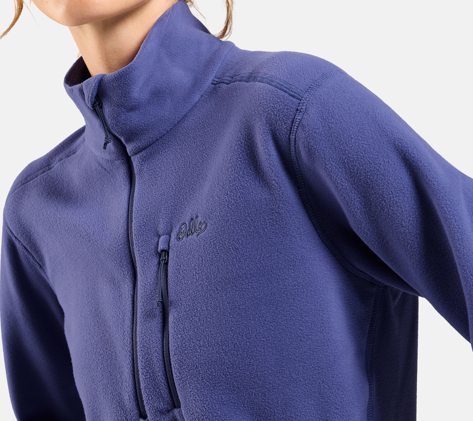SS26 Half Width Tout Grid Mid Layer Guide - Fleece women 