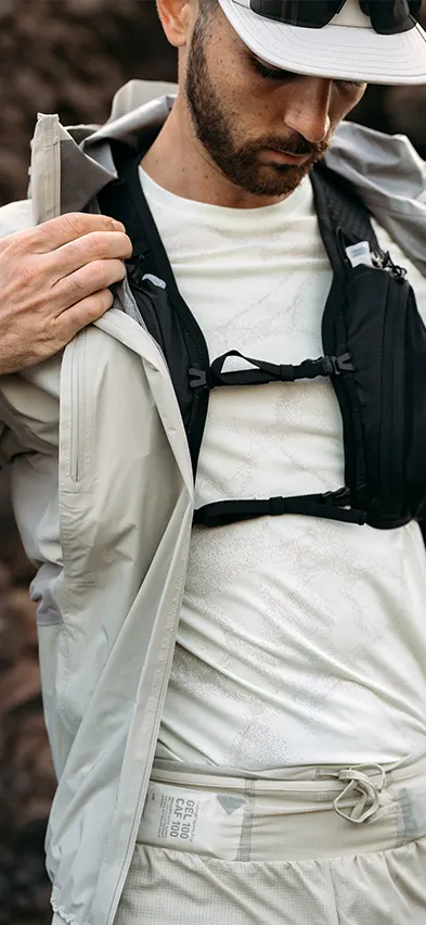 The X-Alp Performance Knit waterproof running jacket men