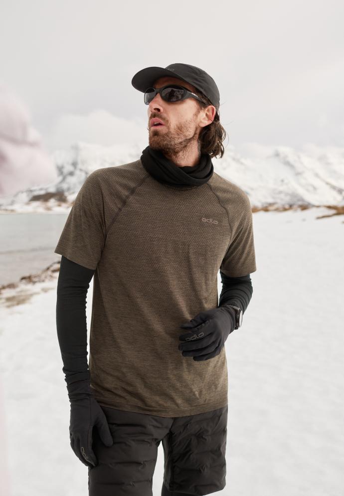 FW26 Grid men t-shirt