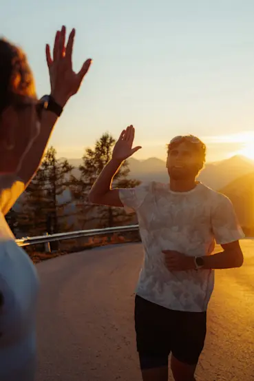 SS26 Friends & Family Promotion April friends running together large cross-sell