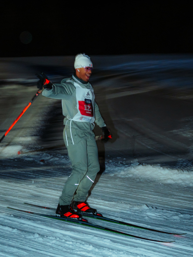 creator with the product in action