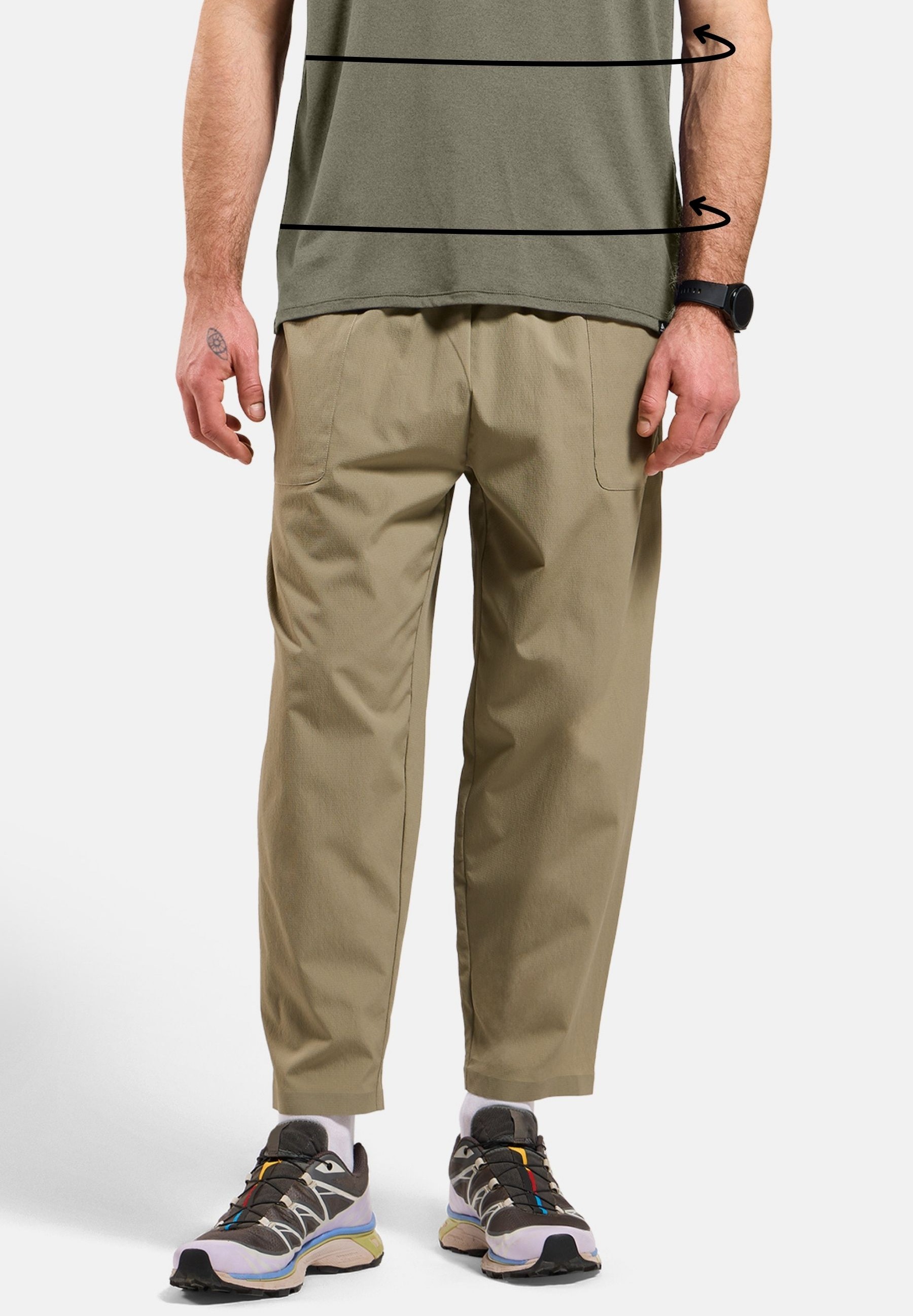 Size guide - size chart men pants